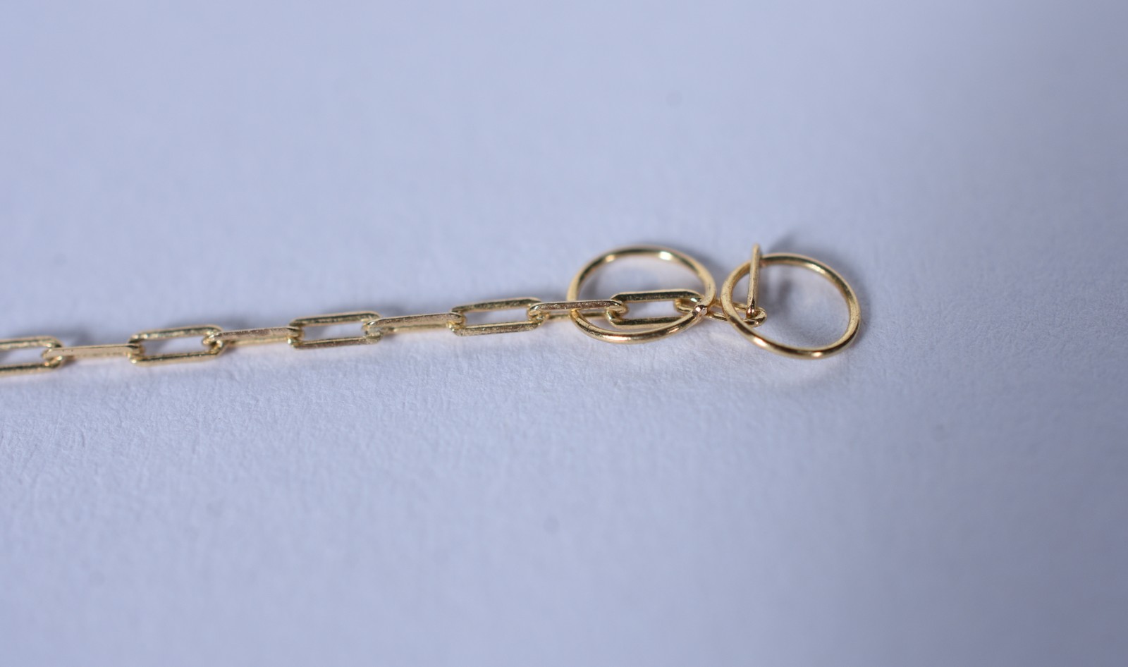 Pulseira para criança de ouro 18 k, contraste 750 com chapinha para... - foto 5 de 5