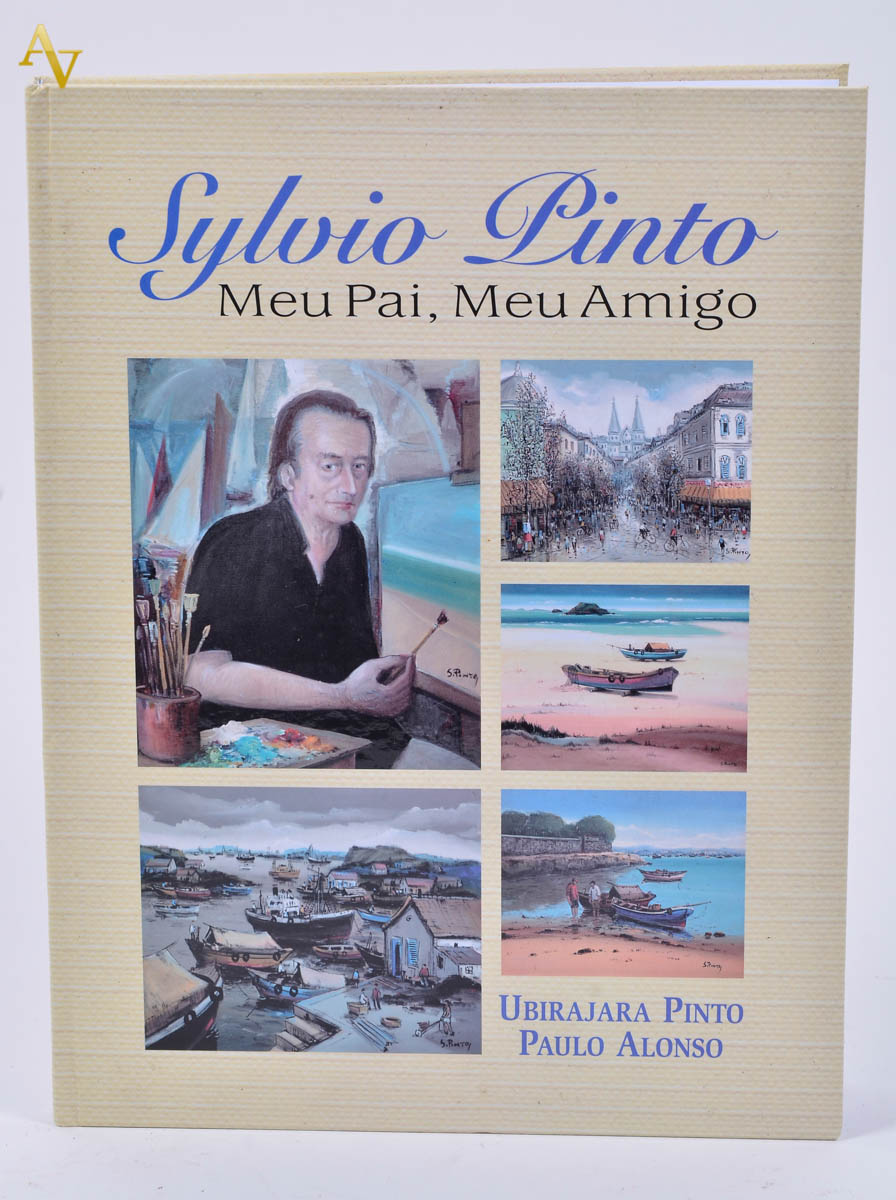 Livro - Silvio Pinto. Med. 33 x 24 cm.