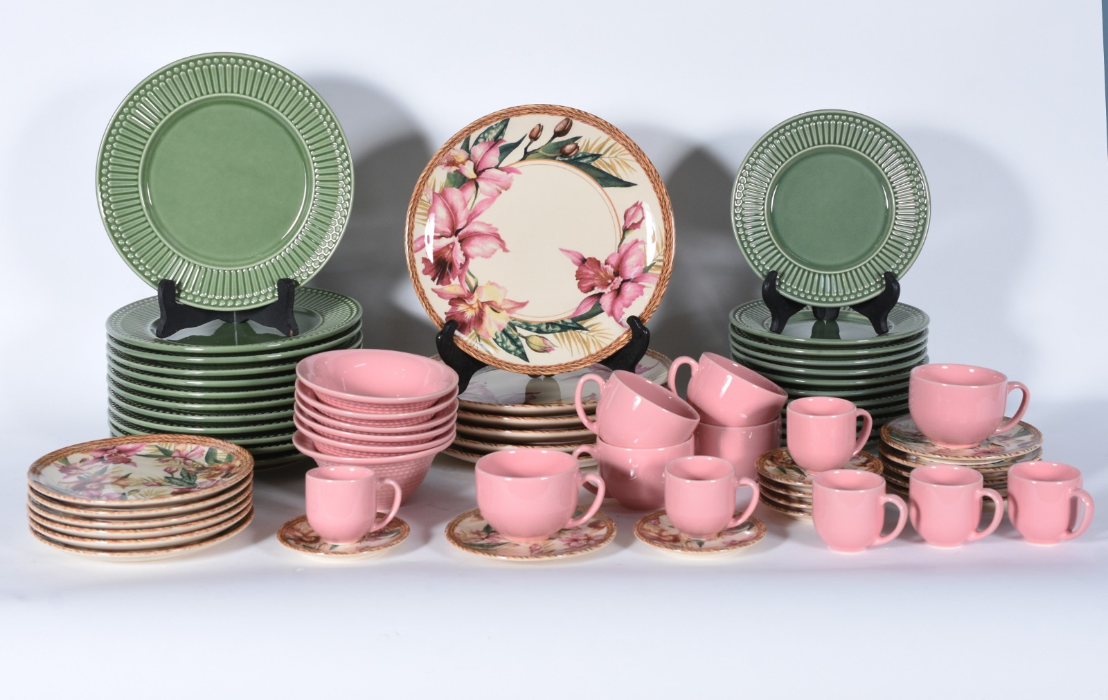 Serviço de jantar, chá e café de porcelana "La cuisine" decoração... - foto 1 de 6