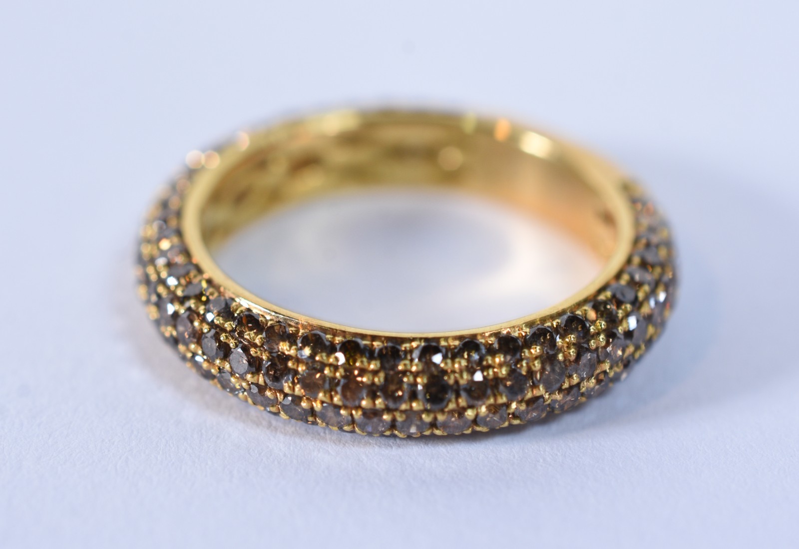 Anel feitio aliança de ouro 18 k, contraste 750, aro 18 (Por motivos... - foto 1 de 5