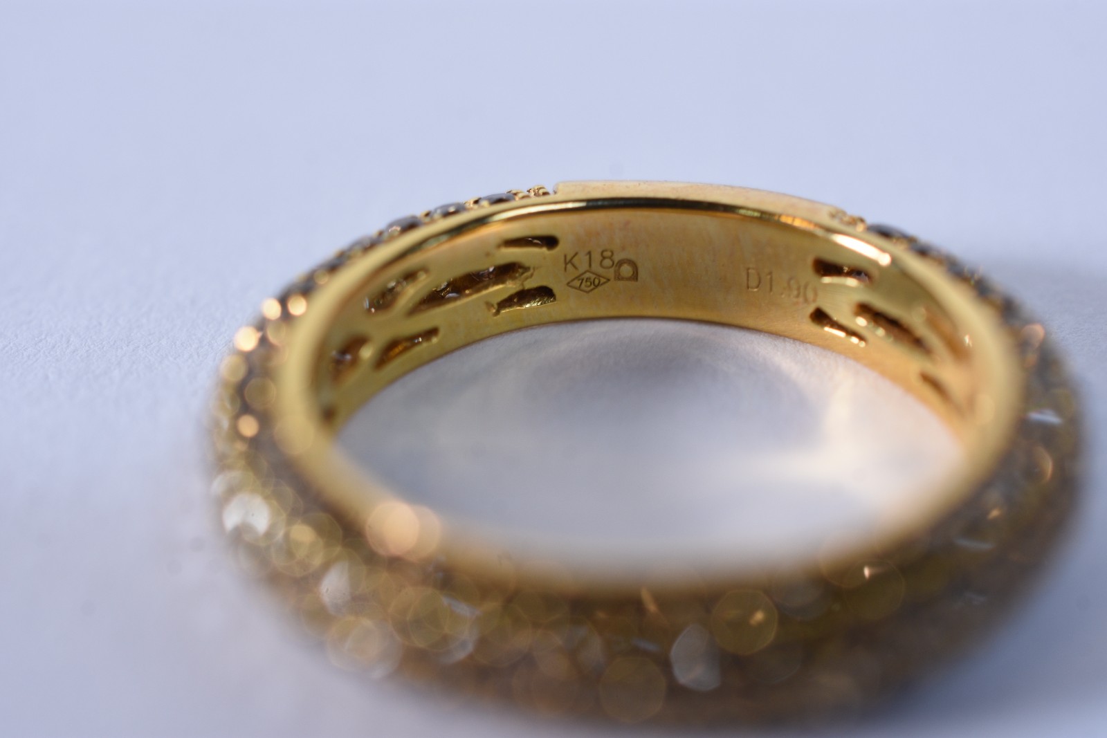 Anel feitio aliança de ouro 18 k, contraste 750, aro 18 (Por motivos... - foto 5 de 5