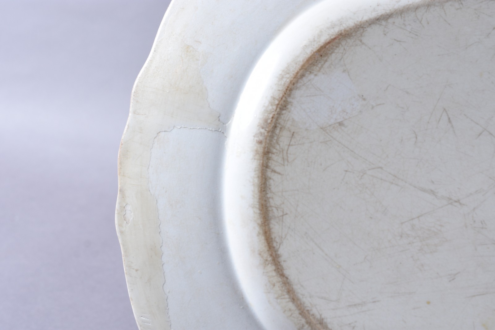 Duas travessas de porcelana, Ironstone, Osborne, W.Adams, decoradas... - foto 6 de 10