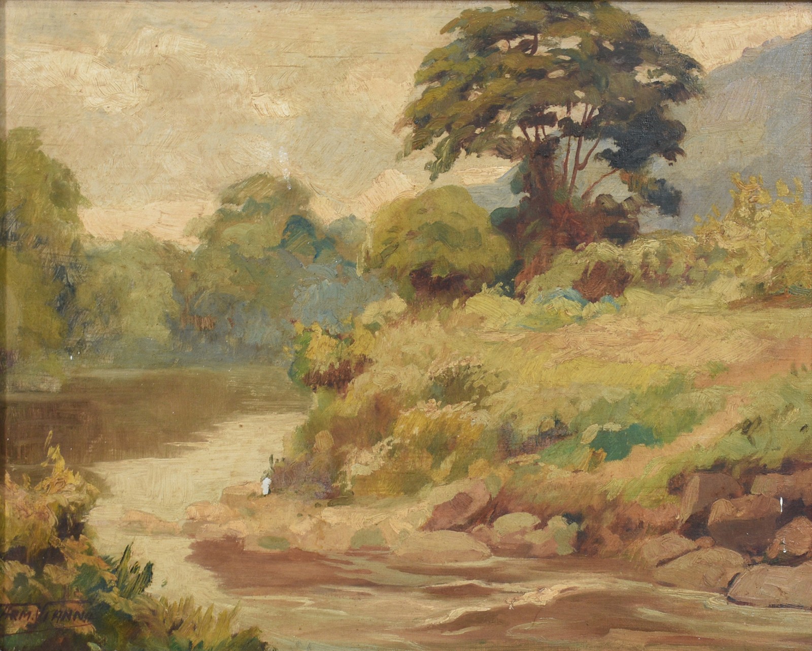 Armando Vianna (1897-1992), Paisagem com riacho - foto 1 de 9