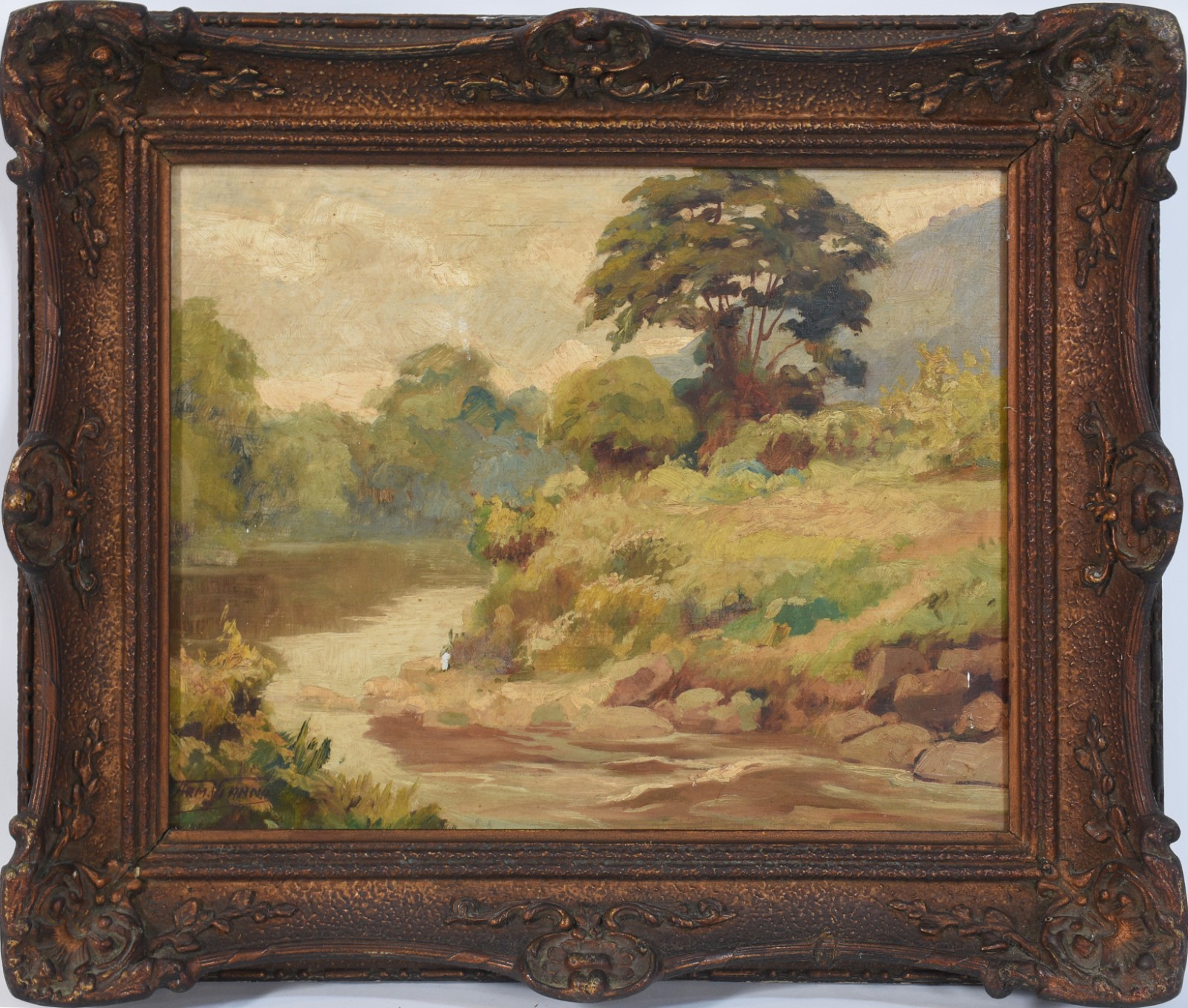 Armando Vianna (1897-1992), Paisagem com riacho - foto 2 de 9