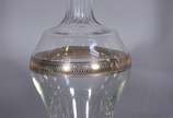 Serviço de cristal tcheco com borda dourada com... - Serviço de cristal tcheco com borda dourada composto de: 12 taças para vinho tinto, 12 para vinho branco, 12 para vinho do Porto, 11 para licor,...