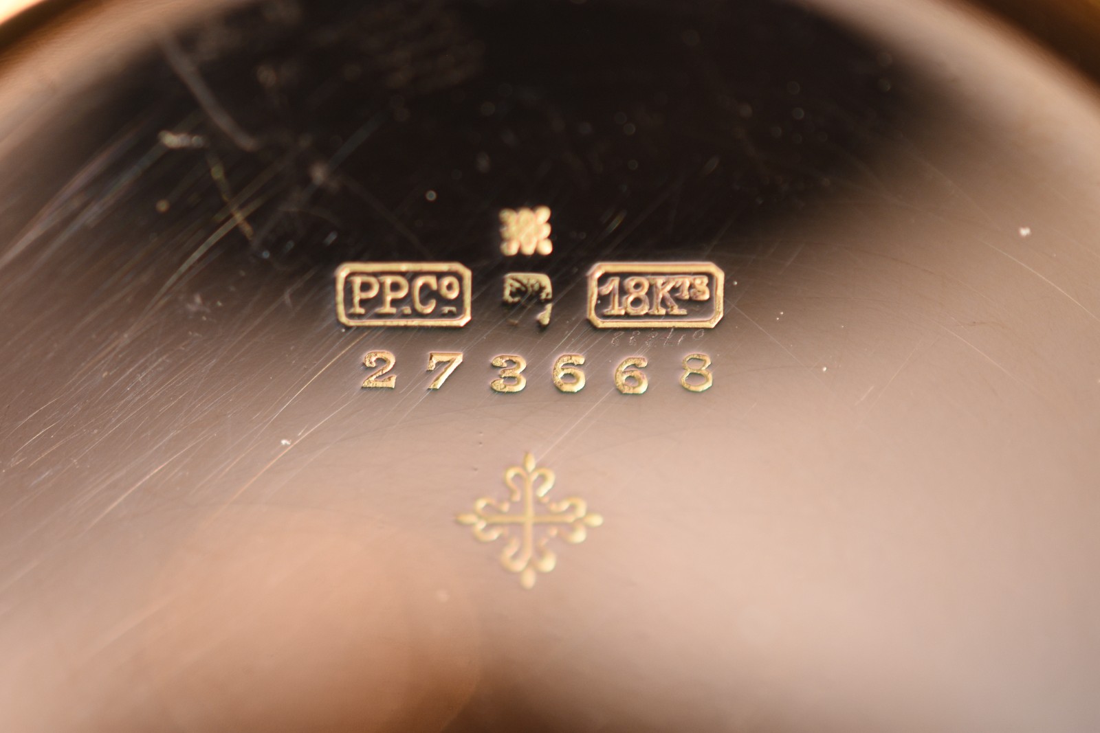 Relógio Patek Philippe de ouro 18k, Chronometro Gondolo, 20 linhas... - foto 9 de 11