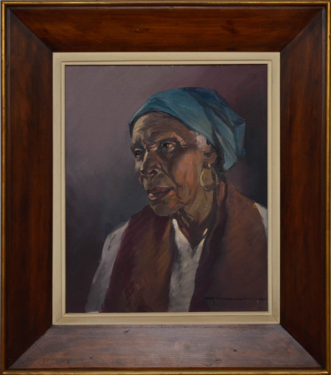 ASSINATURA NAO IDENTIFICADA - Preta velha - ost - 46 x 38.