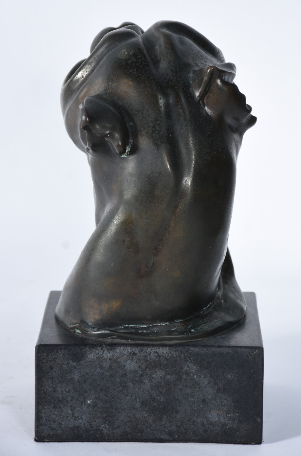 Escultura de bronze representando "Pantera", base de mármore. - foto 6 de 6