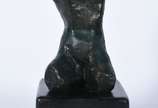 Bruno Giorgi (1905-1993), Torso - Escultura de bronze patinado sobre base de mármore. Assinado.