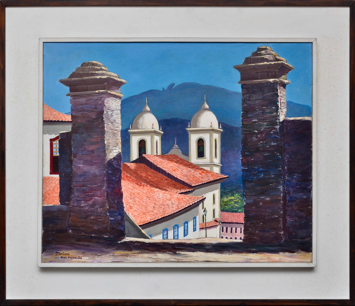 MARIANI - Ouro Preto, datado 1974 - ost - 50 x 62.