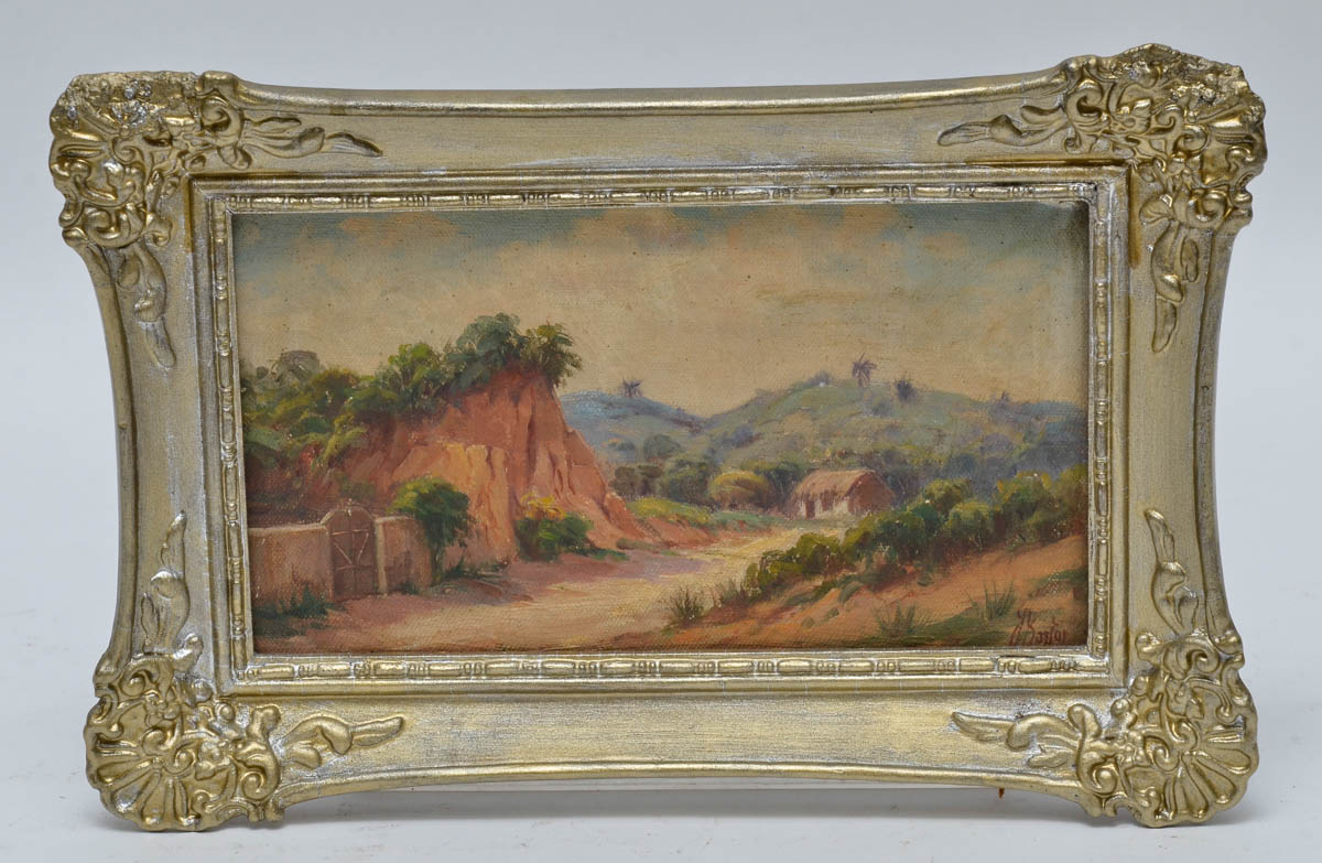 J. BASTOS - Paisagem rural - ost - 14 x 23.