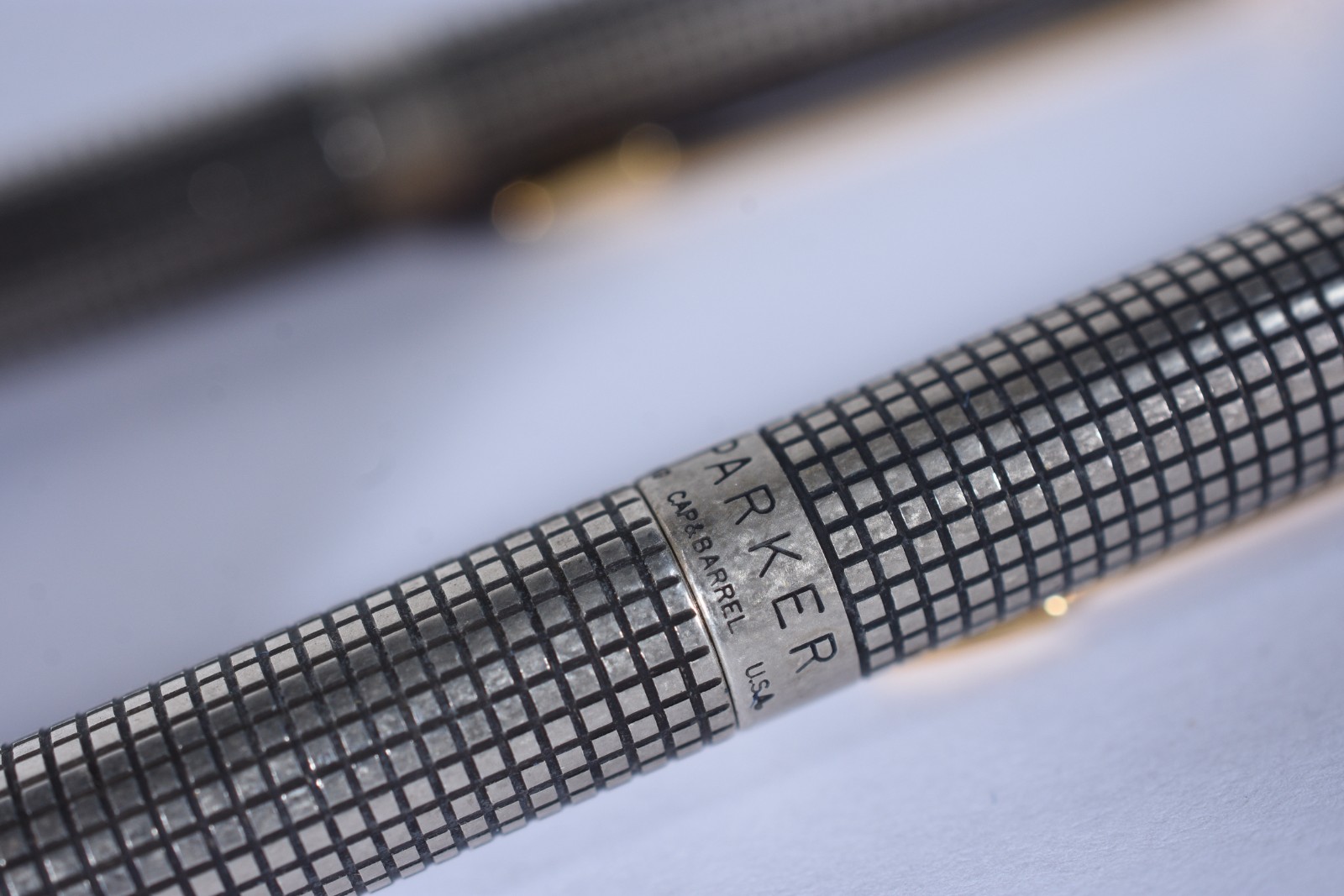 Caneta esferográfica e lapiseira "Parker - Sterling Cap & Barrel" em... - foto 6 de 9