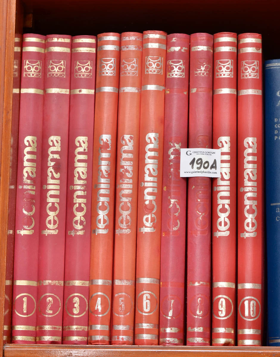 Coleção de livros Tecnirama. 10 volumes.