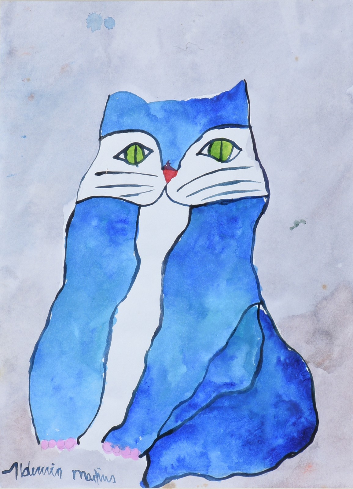 Aldemir Martins (1922-2006), Gato - foto 1 de 4