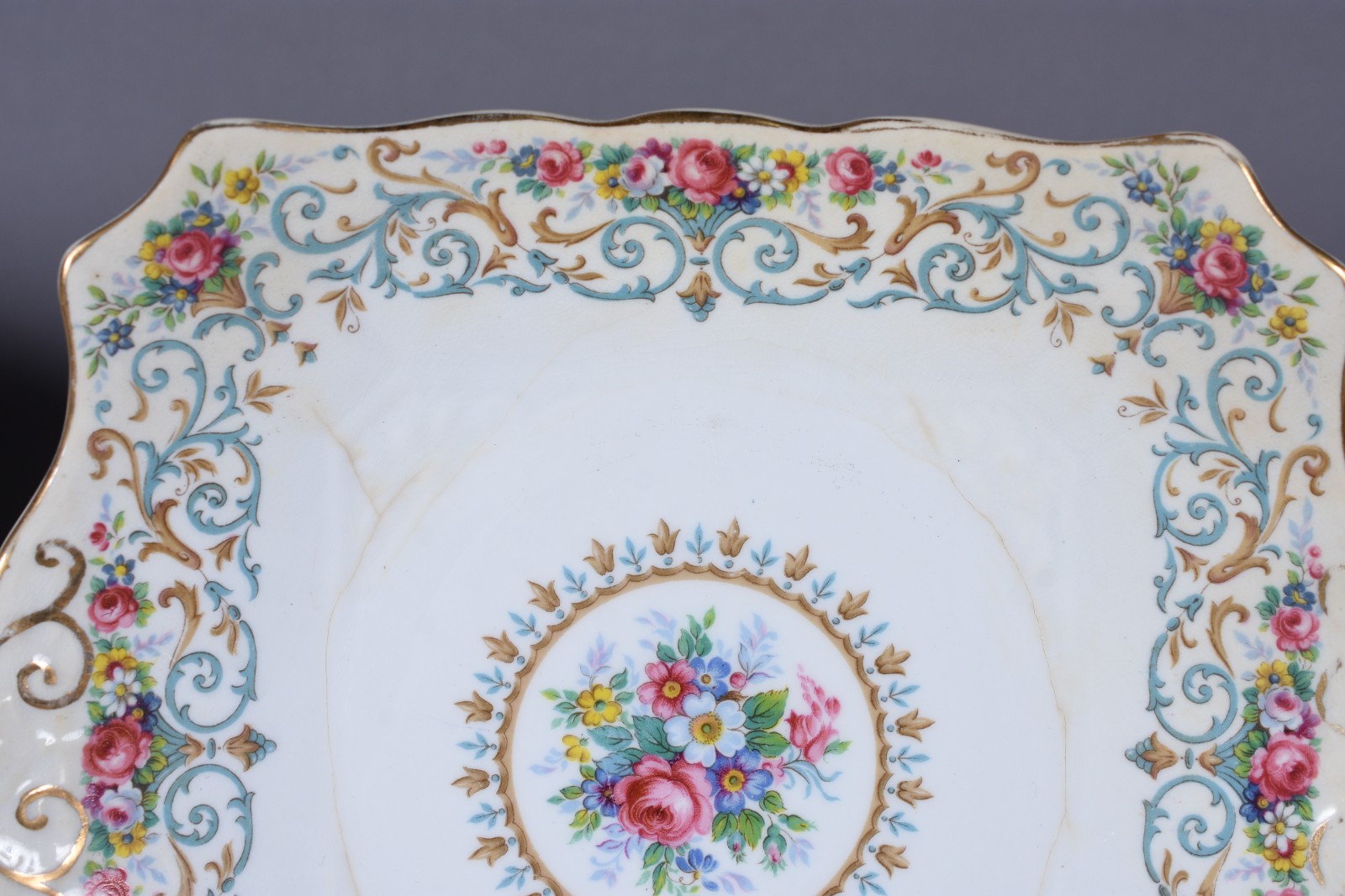 Serviço para chá de porcelana inglesa "Tuscan Fine Bone China"... - foto 6 de 11
