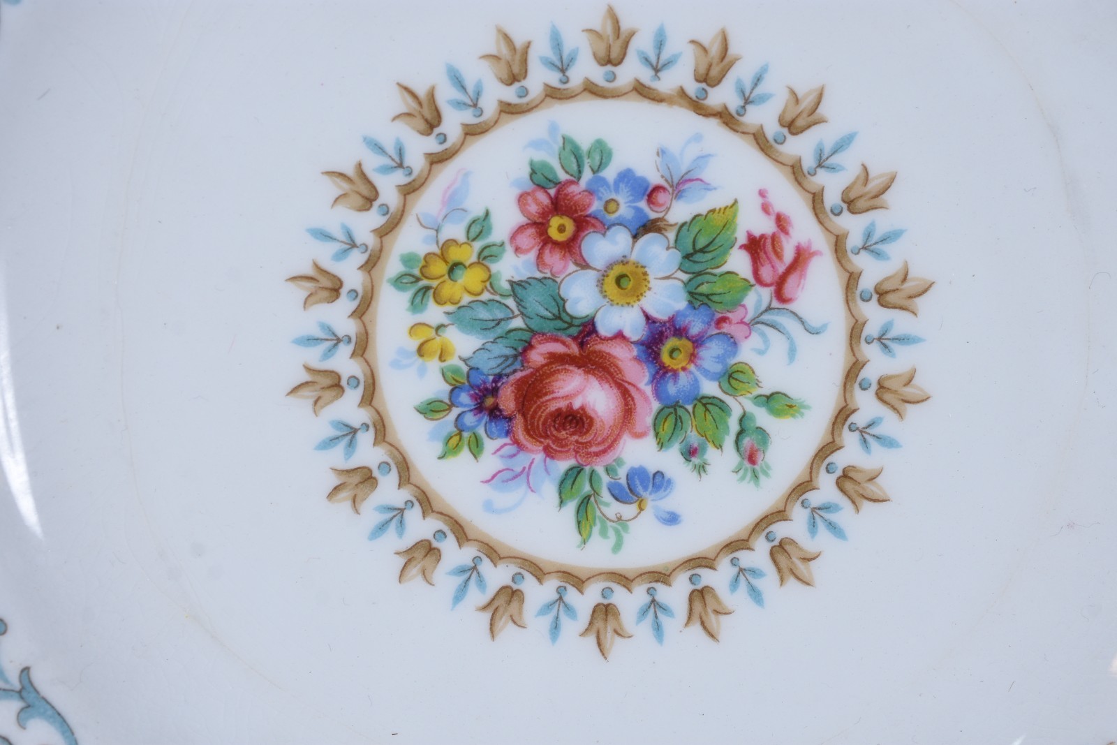 Serviço para chá de porcelana inglesa "Tuscan Fine Bone China"... - foto 7 de 11