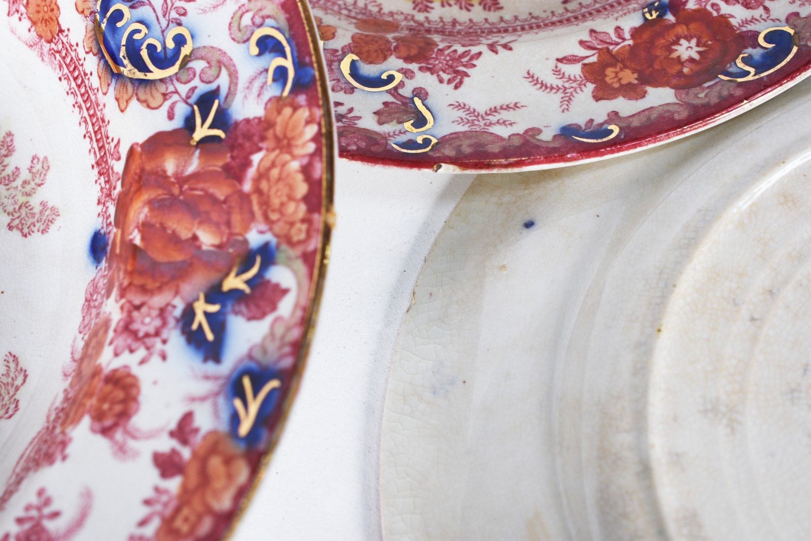 Serviço de jantar de faiança decoração ao gosto oriental com paisagem... - foto 7 de 7