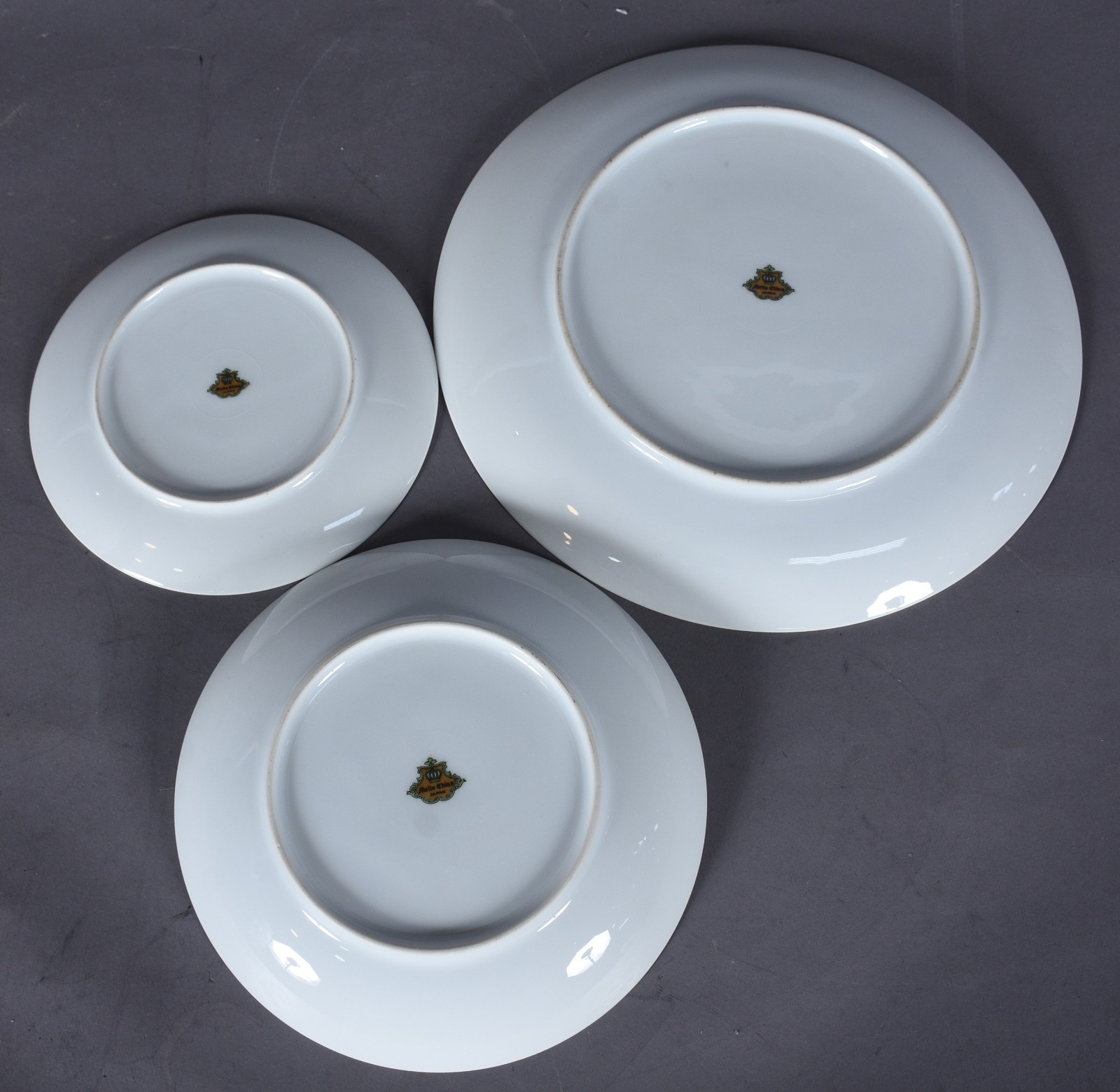 Serviço de jantar de porcelana japonesa MEITO, na cor branca decorada... - foto 4 de 7