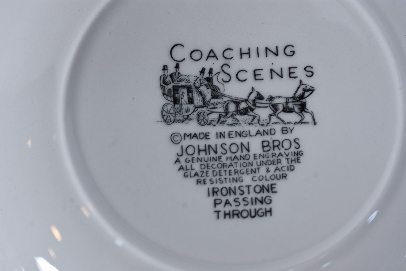 Conjunto de faiança inglesa "Johnson Bros" decorado com cenas de... - foto 6 de 6