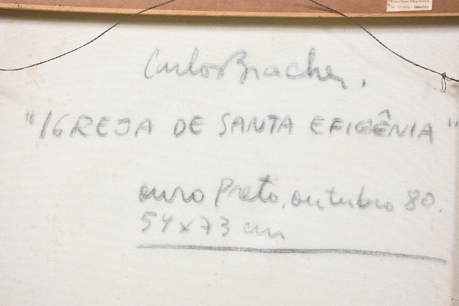 Carlos Bracher (1940), Igreja de Santa Eugênia - foto 5 de 6