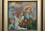 SERGIO MARTINOLLI - Figuras  - 1987 - ose - 55 ... - SERGIO MARTINOLLI - Figuras  - 1987 - ose - 55 x 55.