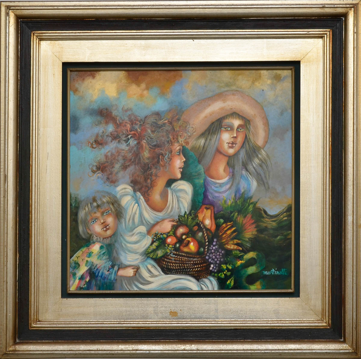 SERGIO MARTINOLLI - Figuras - 1987 - ose - 55 x 55.