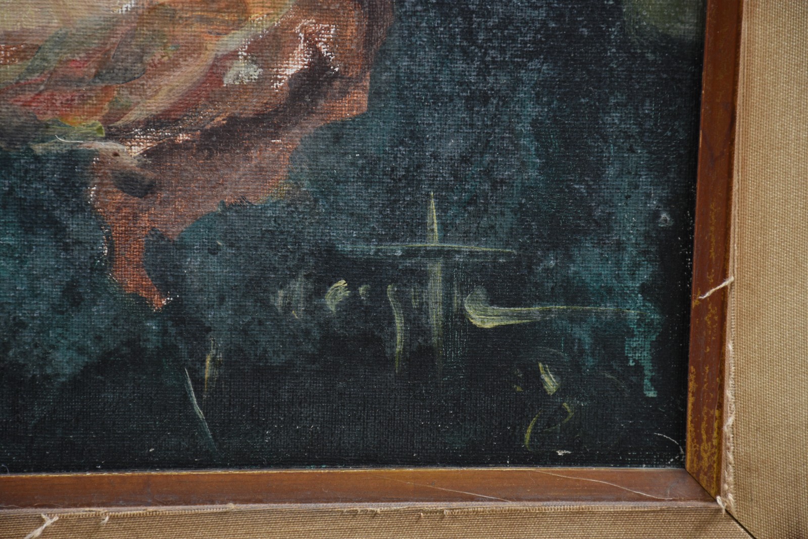 Óleo sobre tela - datado 1980. - foto 3 de 5