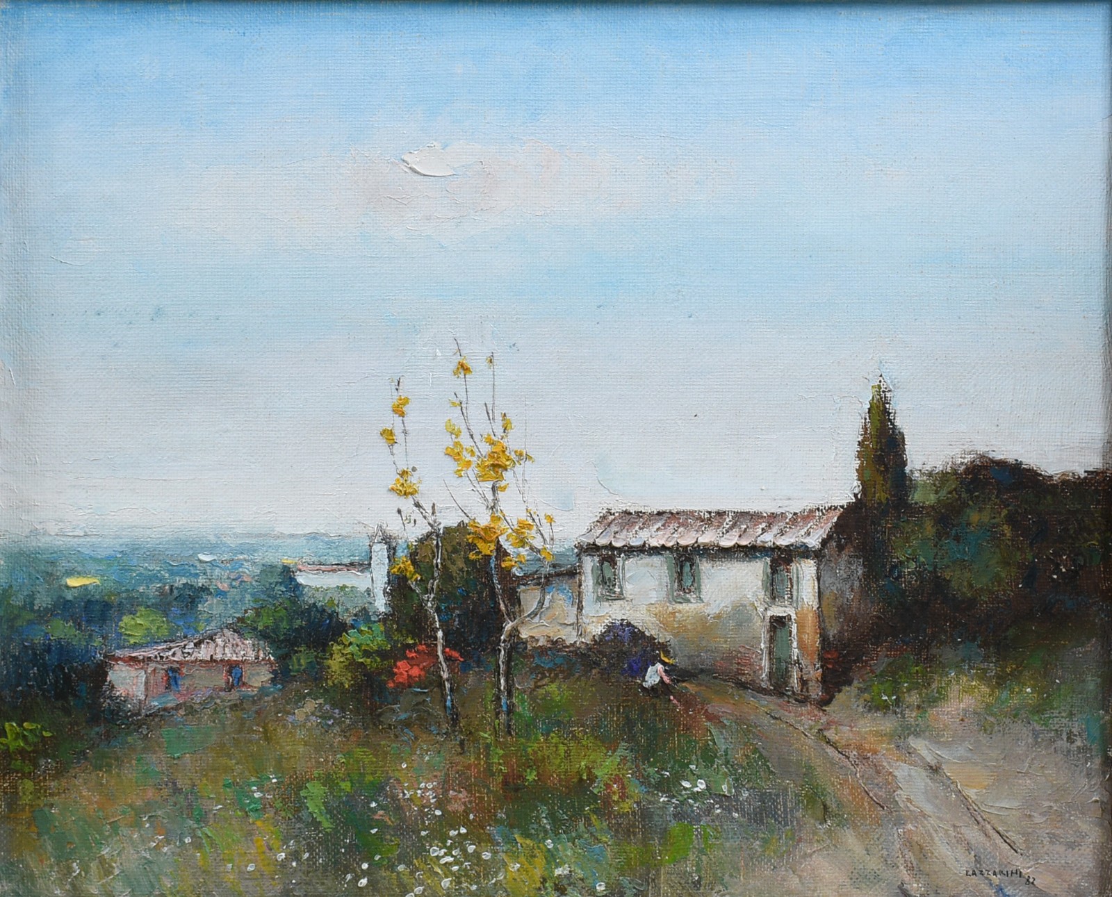 Domenico Lazzarini (1920-1987), Casas na Toscana - foto 1 de 4
