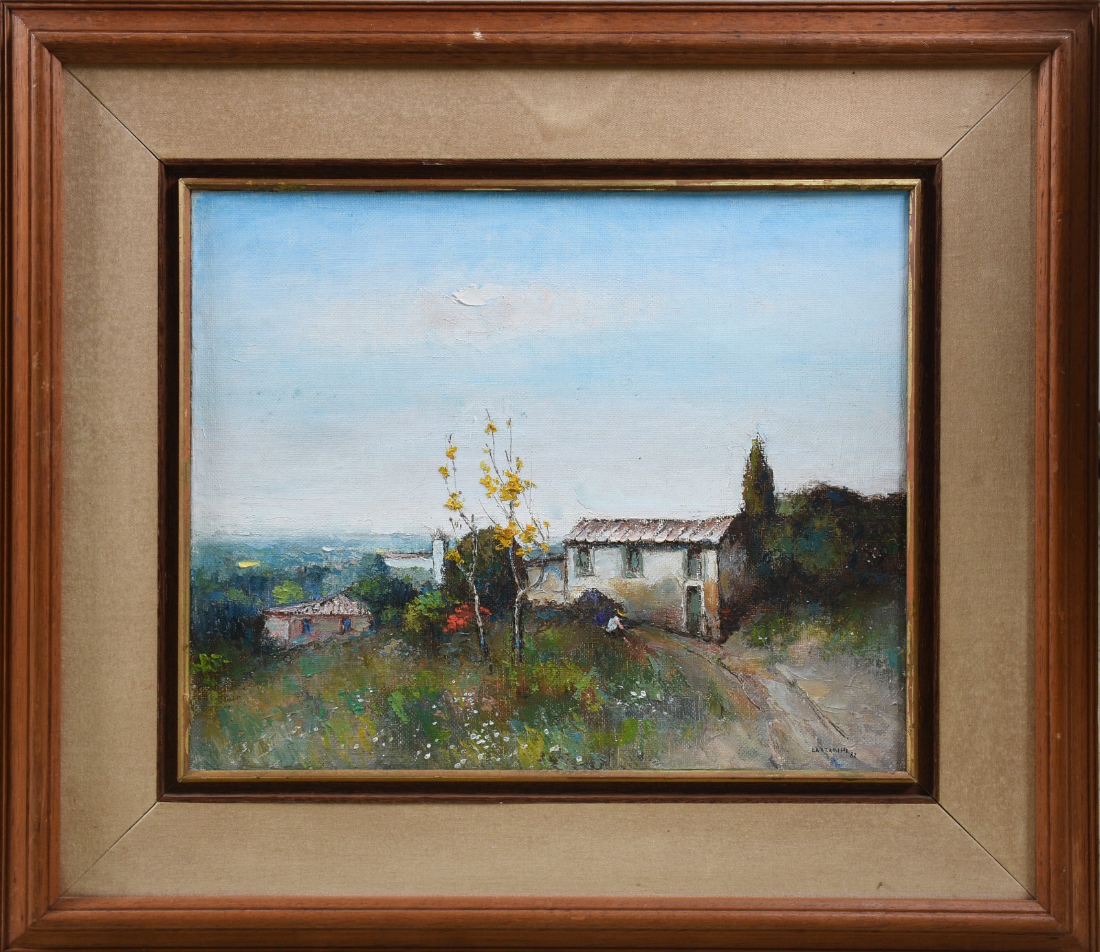  Domenico Lazzarini (1920-1987), Casas na Toscana - foto 2 de 4