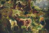 ARLINDO MESQUITA (1924 / 1987),  - Óleo sobre eucatex.