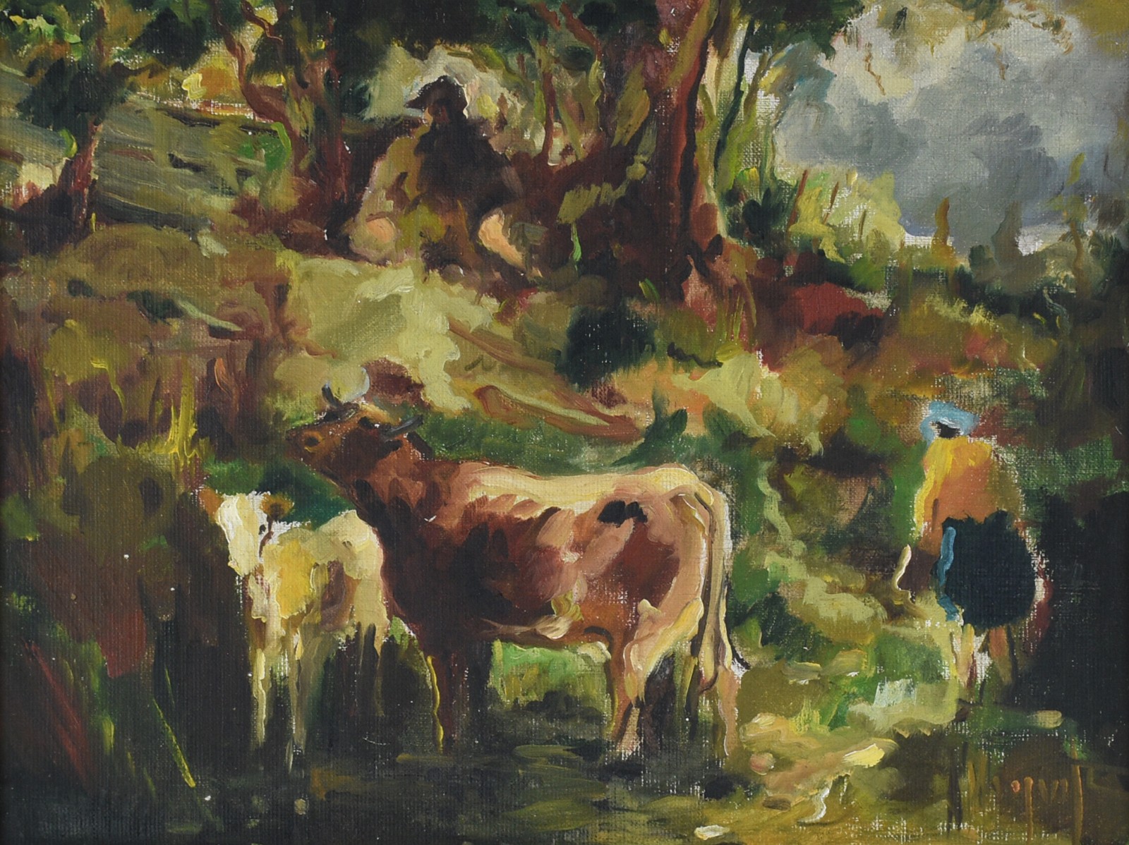 Óleo sobre eucatex. - foto 1 de 5