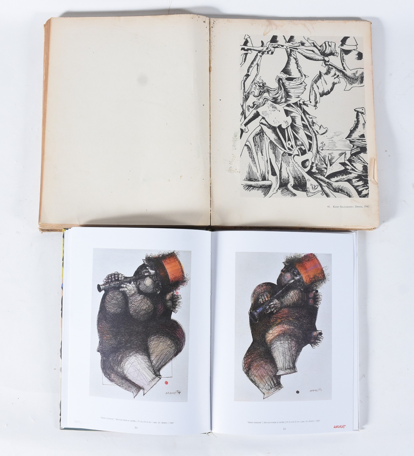 Dois livros: A) Rapoport (Som do Desenho) B) Le Dessin Surréaliste... - foto 3 de 7