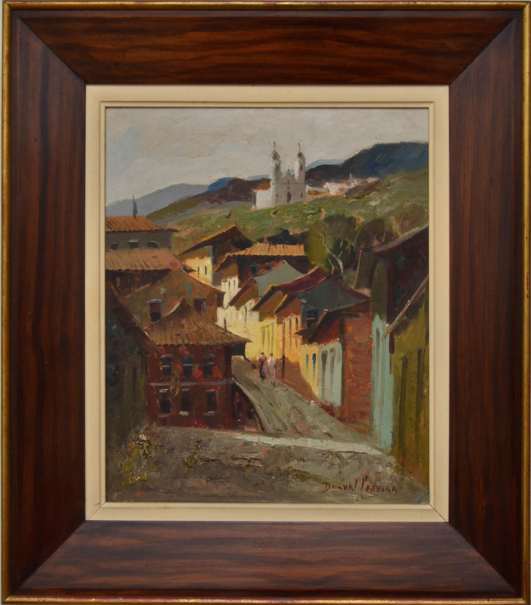 DURVAL PEREIRA - Casarios - ost - 46 x 38.