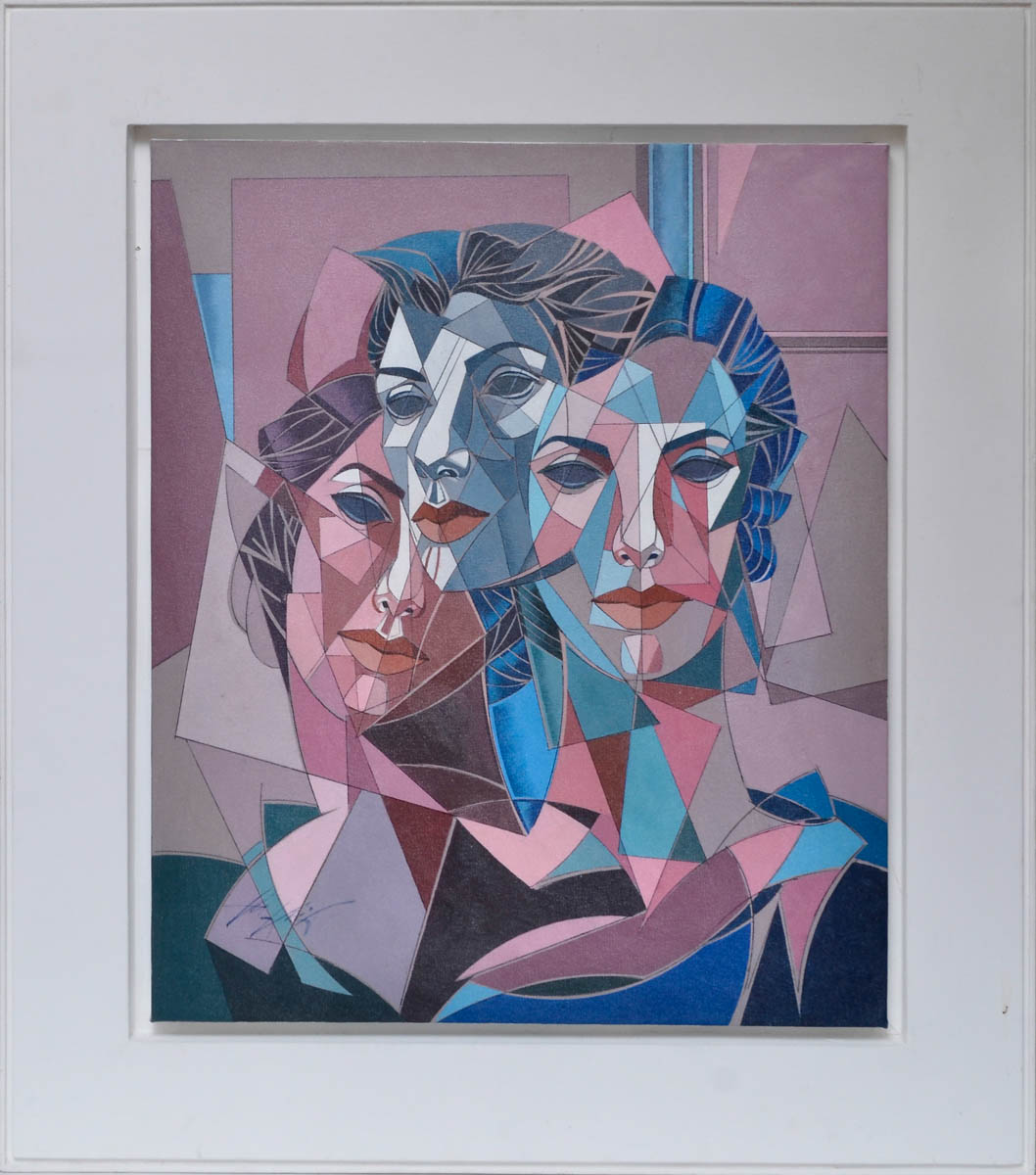 HENRI CARRIERES - Abstrato - ost - 40 x 50.