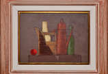 CARLOS SCLIAR - Ferro de passar, lampeão e bule... - CARLOS SCLIAR - Ferro de passar, lampeão e bule - vest - 55 x 75.