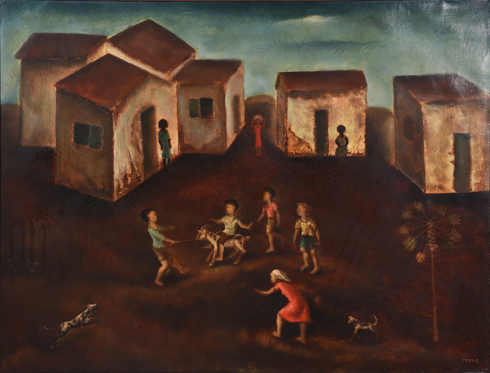 Orlando Teruz (1902-1984), Crianças brincando - foto 1 de 5