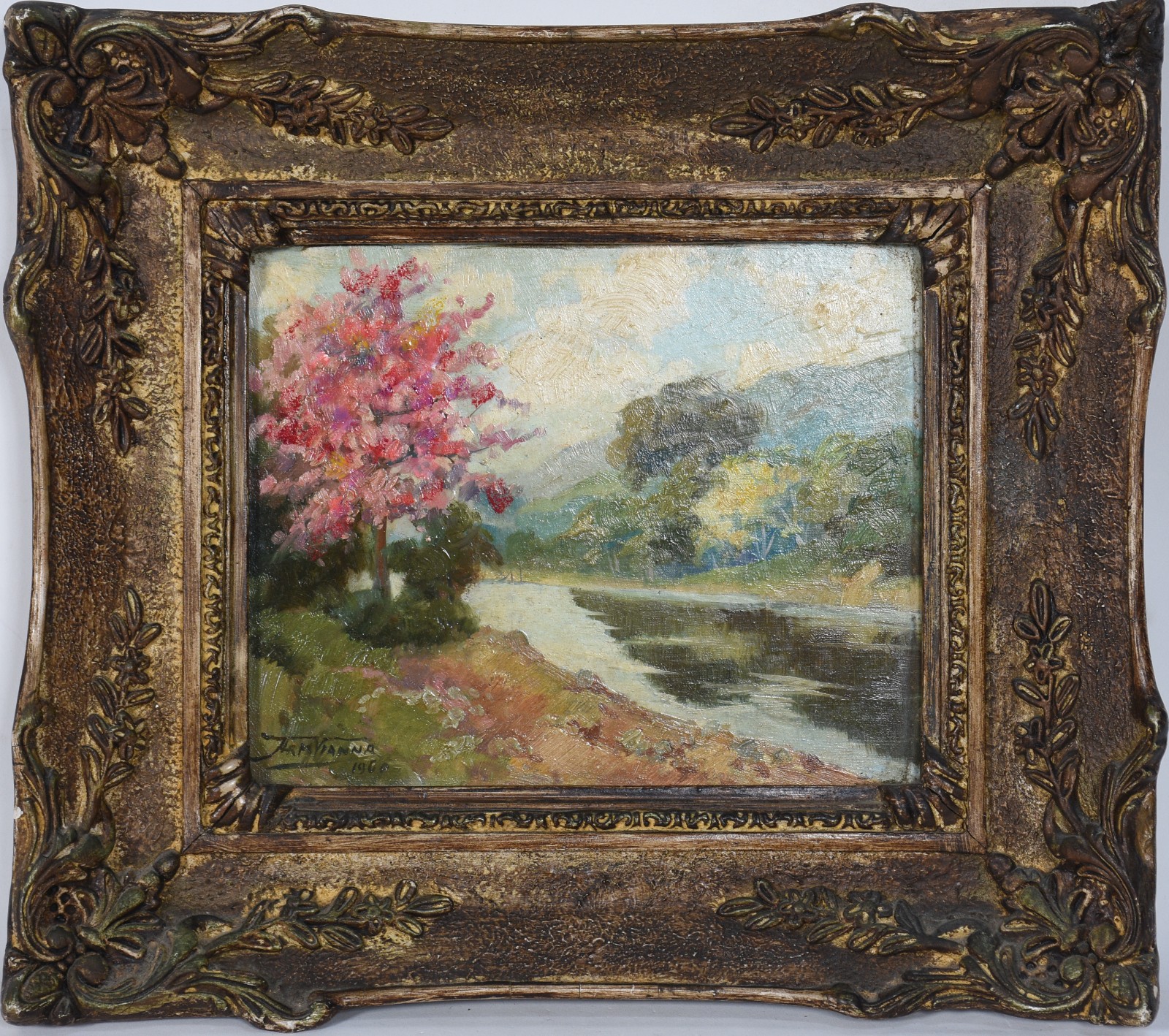 Armando Vianna (1897-1992), Paisagem Com Riacho - foto 2 de 4