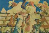 Eugênio Sigaud (1899-1979),  - Gravura - tiragem 74/100.Pequena falha na tinta.