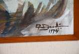 Eugênio Sigaud (1899-1979), O Soldador - Óleo sobre eucatex - datado 1974.