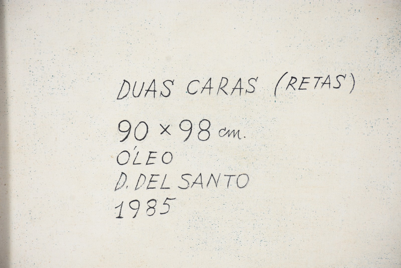 Dionísio del Santo (1925-1999), Duas Caras - foto 5 de 5