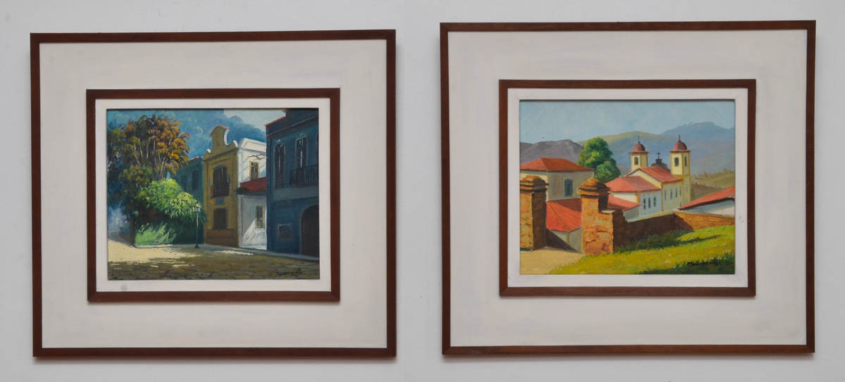 PEDRO NASCIMENTO - Par - casarios - ost - 22 x 27.