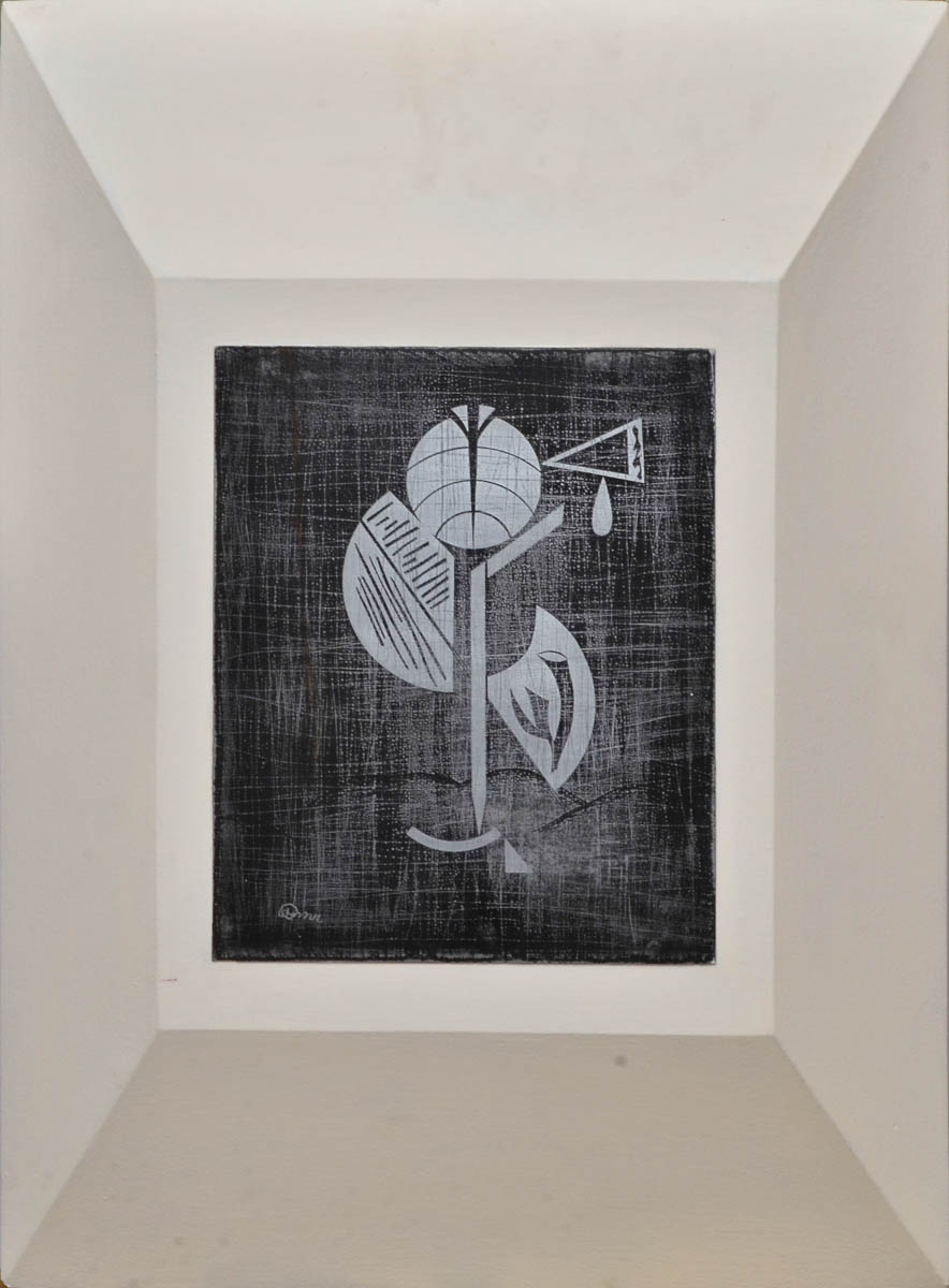 Assinatura não identificada - Composicao - tecnica mista - 30 x 25.