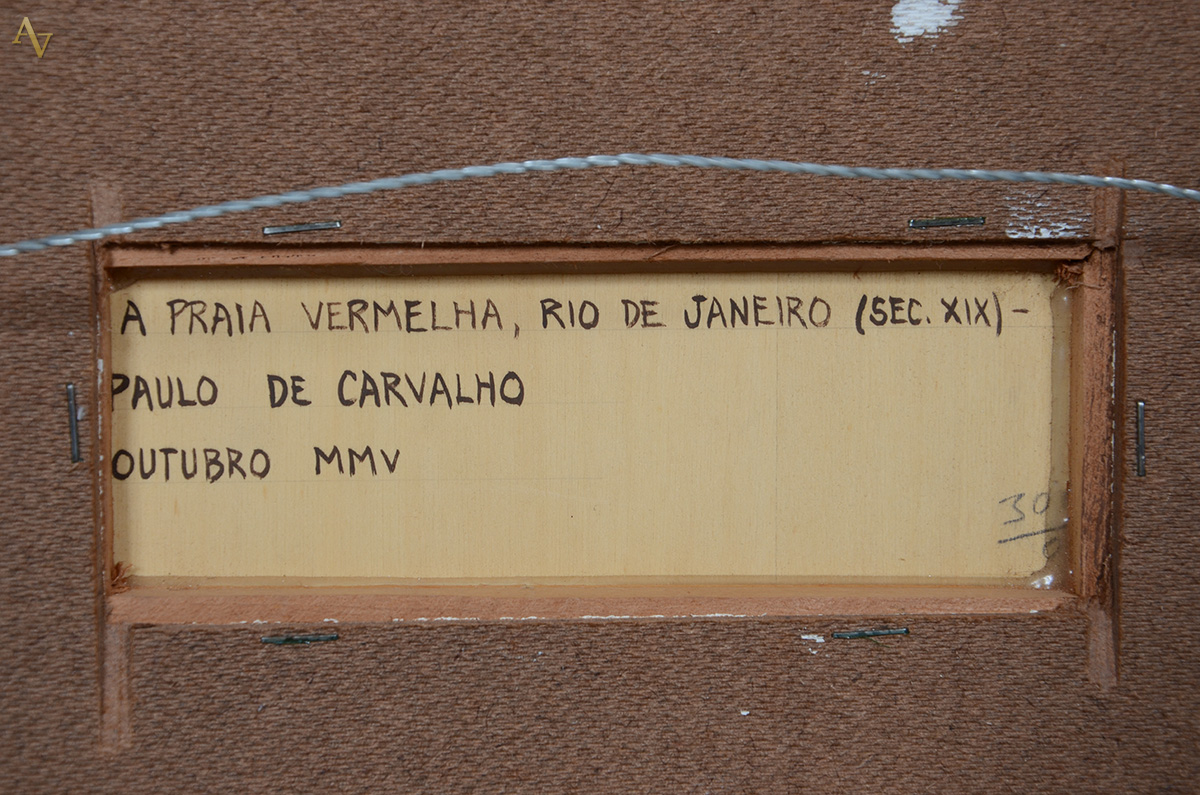 PAULO DE CARVALHO (1958) - Praia Vermelha - Rio de Janeiro (séc. XIX)... - foto 4 de 4