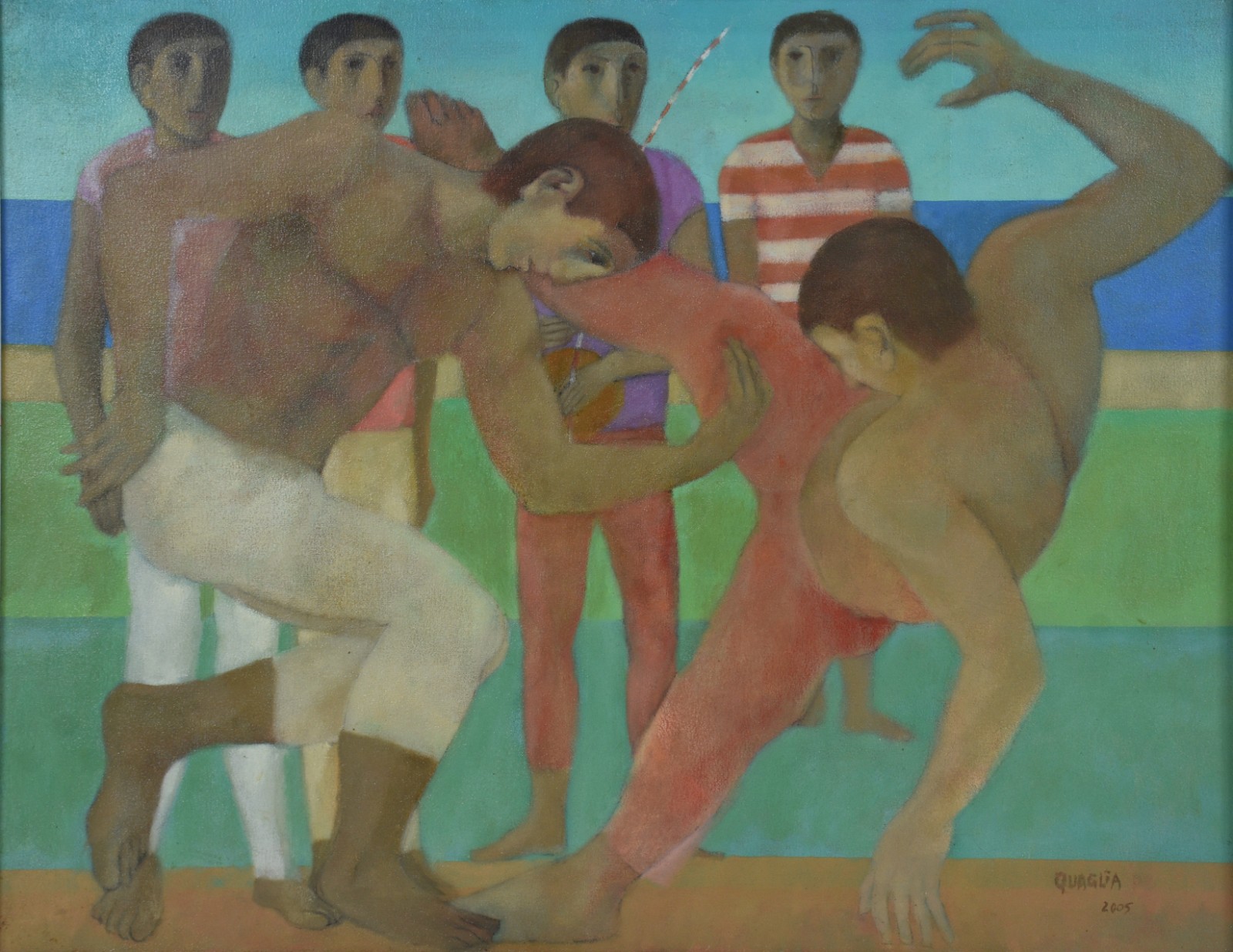 João Quaglia (1928-2014), Capoeira I - foto 1 de 5