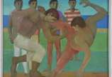 João Quaglia (1928-2014), Capoeira I - Óleo sobre tela - datado 2005. Reproduzido n catálogo da Industria da moda 2005.