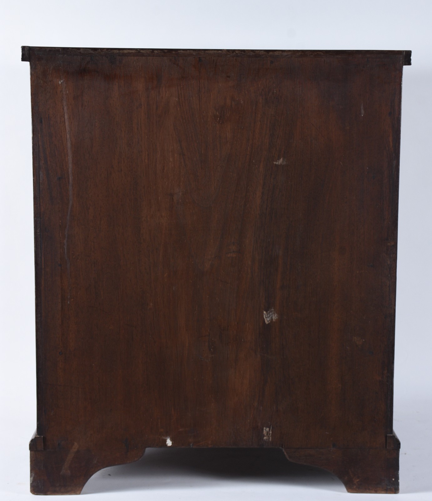 Mesa auxiliar de madeira nobre, quatro gavetas e prancha deslizante... - foto 6 de 6
