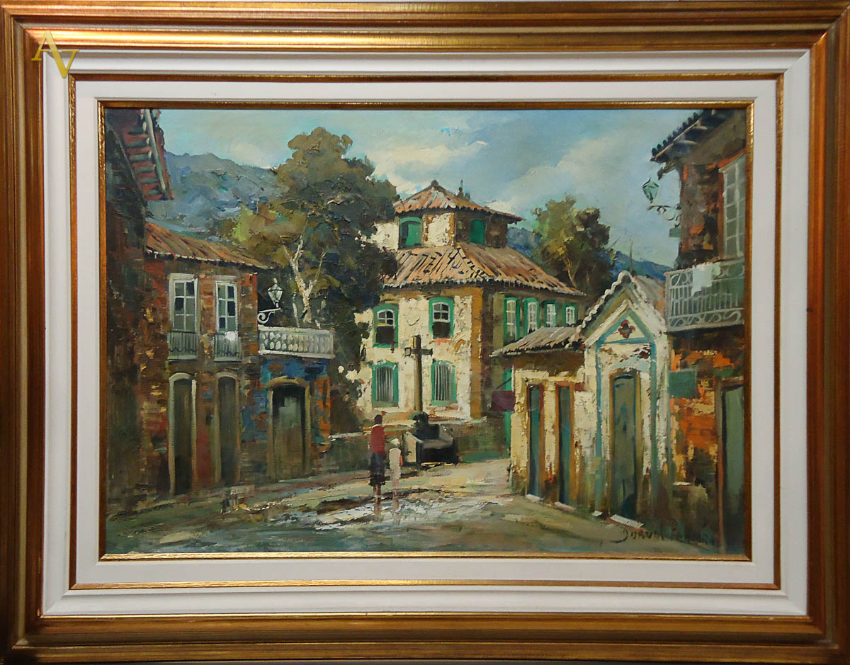 DURVAL PEREIRA - Casarios - ost -100 x 70.