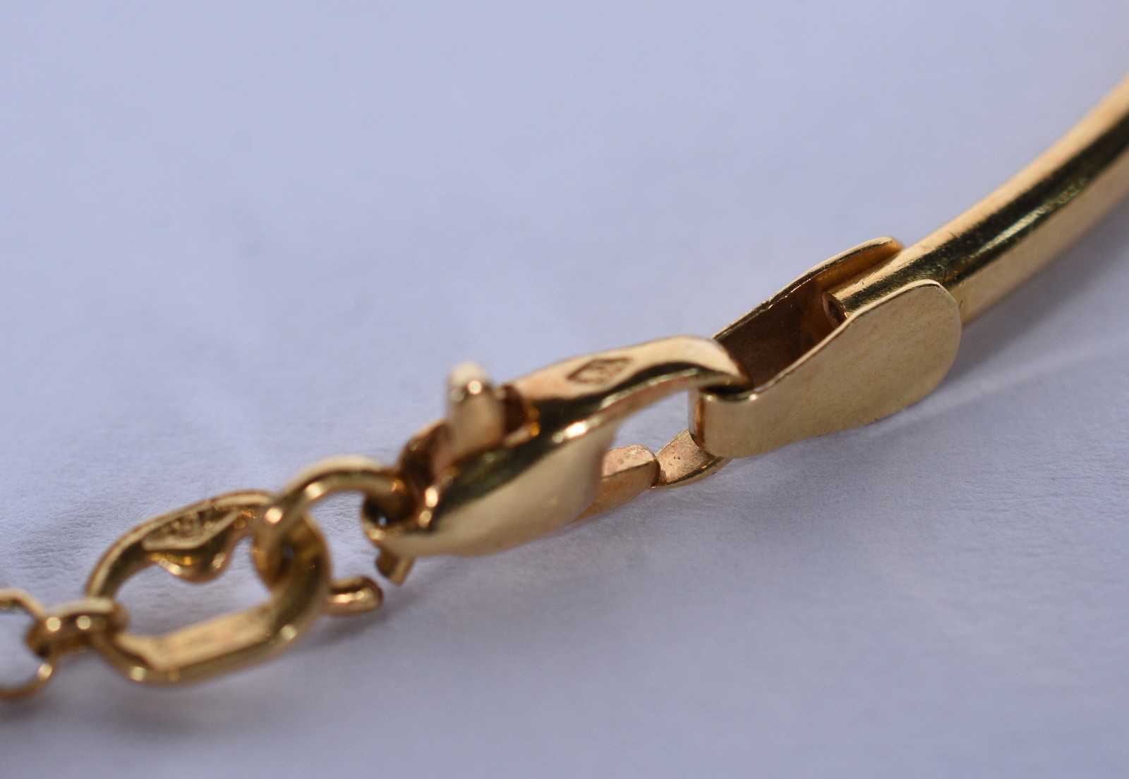 Pulseira de ouro 18 k com patinhos (Por motivos de segurança a peça... - foto 4 de 6