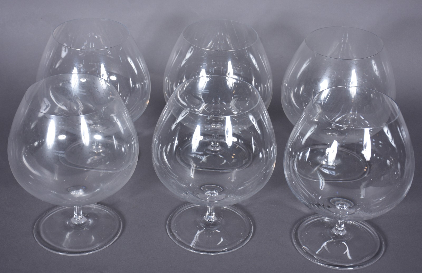 Seis grandes taças de cristal. - foto 2 de 7