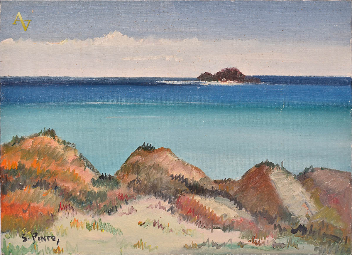 SILVIO PINTO - Marinha - ost - 46 x 33.